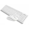 Клавиатура + мышь A4Tech Fstyler FG1012 клав:белый мышь:белый USB беспроводная Multimedia (FG1012 WHITE)